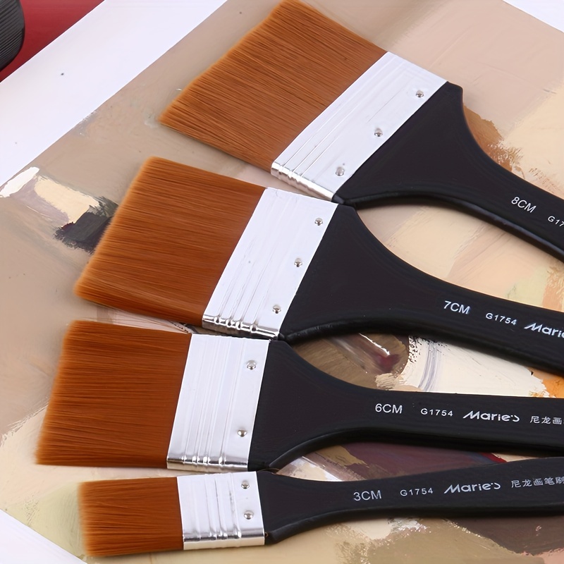 Brocha de pintura de pared en ángulo para recortar pinceles de 2 1/2  pulgadas, tamaño mediano para retoques domésticos y aplicación de manchas  de