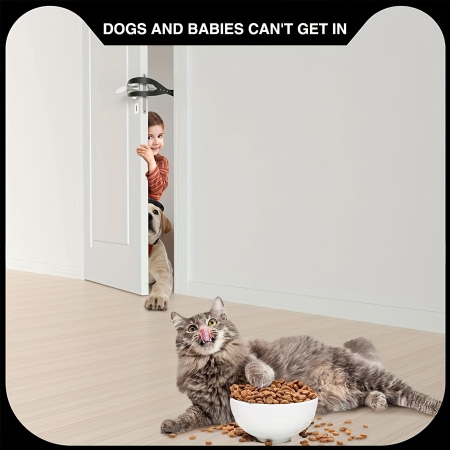 1/2pcs Haustier Tür Befestigung Riegel ohne Ausschnitt elastische Katze Tür  Ersatz Katze Hund Tür Halterung Riegel