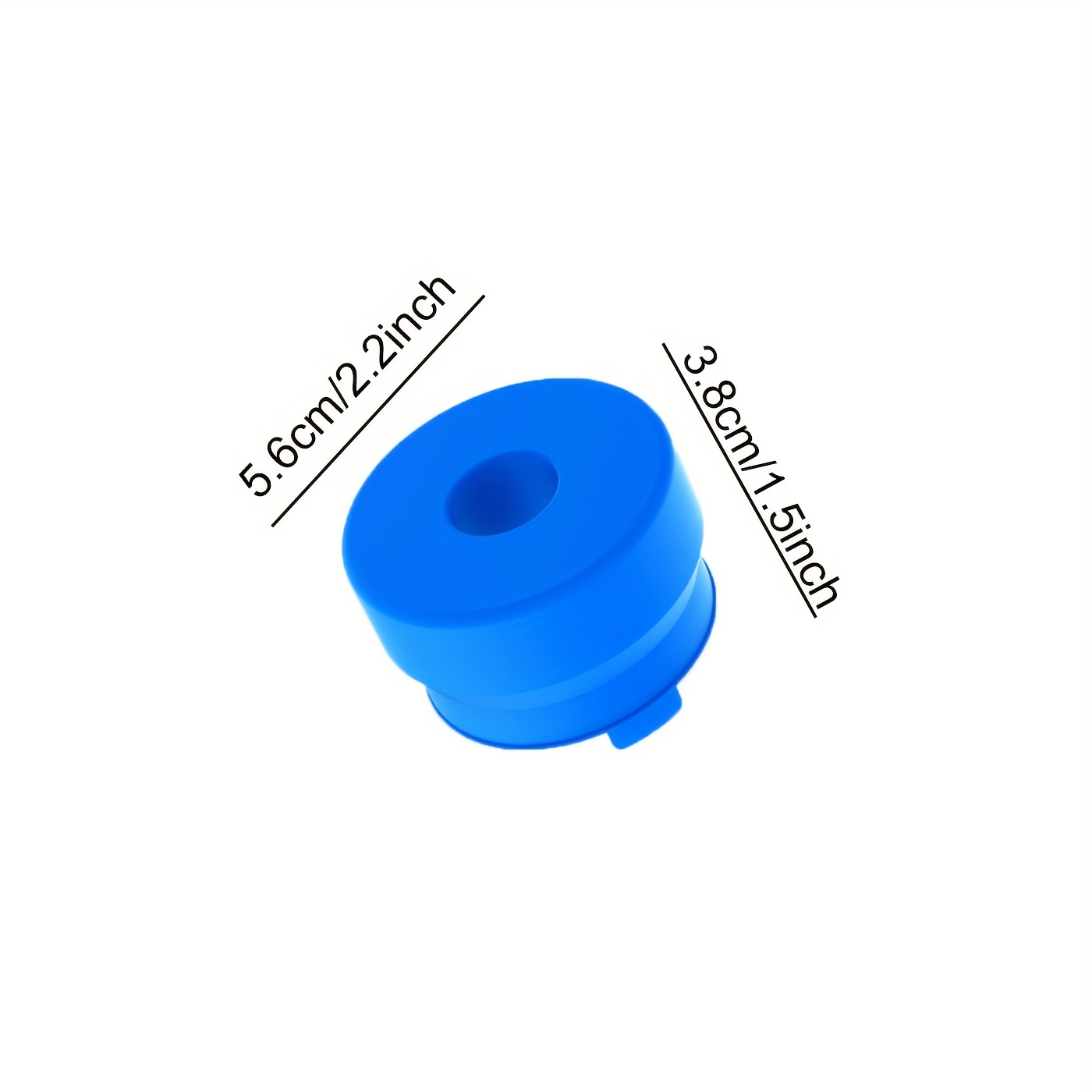 5 Gallon Water Bottle Jug Caps Reusable Durable Silicone No-spill Jug Lid  For 55mm Bottlesonly Lid