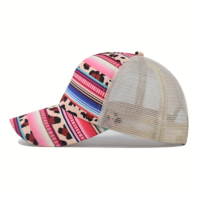 Mesh Baseball Cap Breathable Sun Hat Golf Sports Trucker Cap Dad Hat