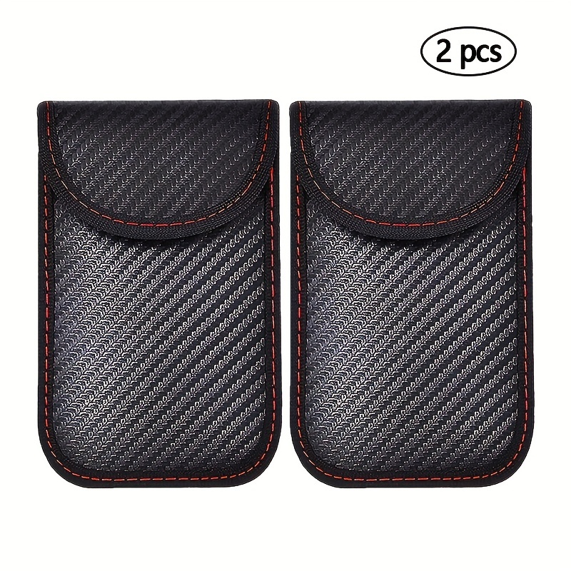  2 Pack Faraday Bags for Car Keys and Cell Phone, Signal  Blocking Key Pouch Cage, Anti Theft Car Protection, Cell Phone  WiFi/GSM/LTE/NFC/RFID/Keyless Entry Fob Signal Blocking Pouch : Automotive