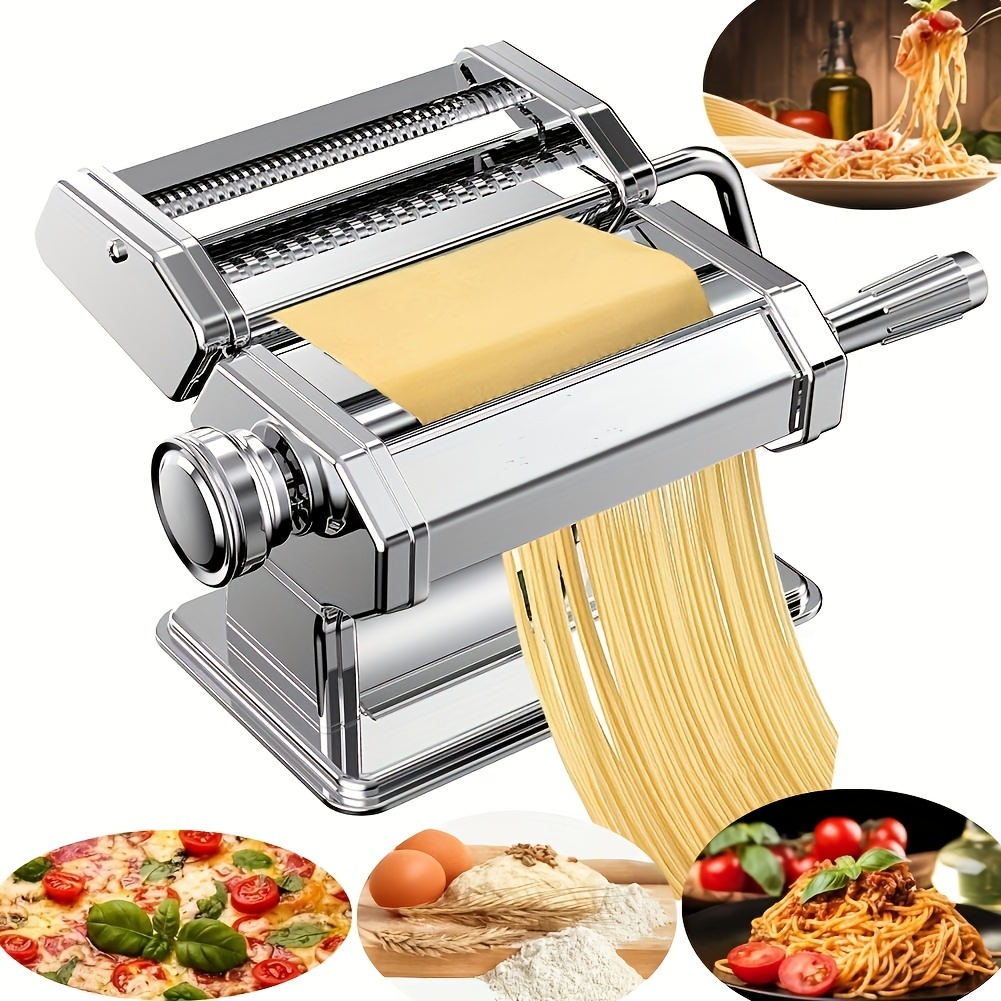 Electric Pasta Maker Attachment Dough Roller for All Kitchenaid Mixers,  Noodle Ravioli Dumpling Maker with 8 Different Thicknesses Setting, Kitchen