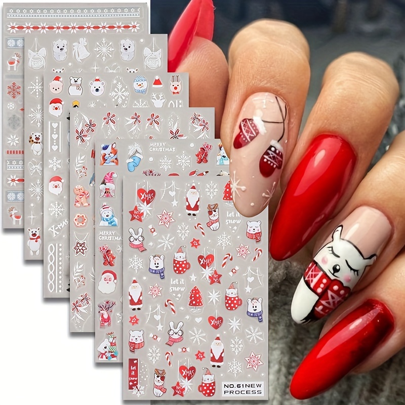 3D Fiocco Di Neve Adesivi Per Nail Art Decalcomanie Per - Temu Italy