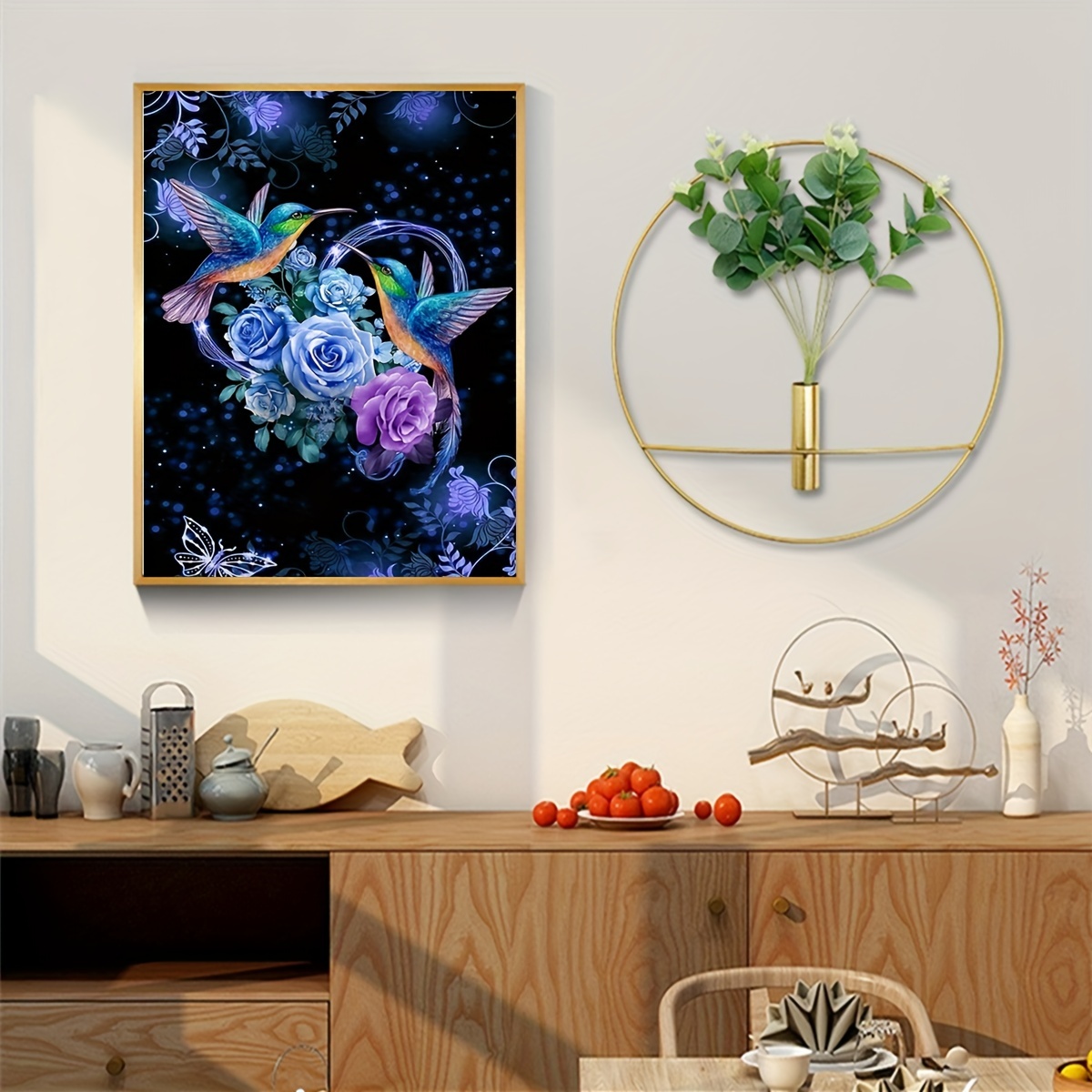 5d Diy Landscape Diamond Painting Flowers Mysterious World - Temu