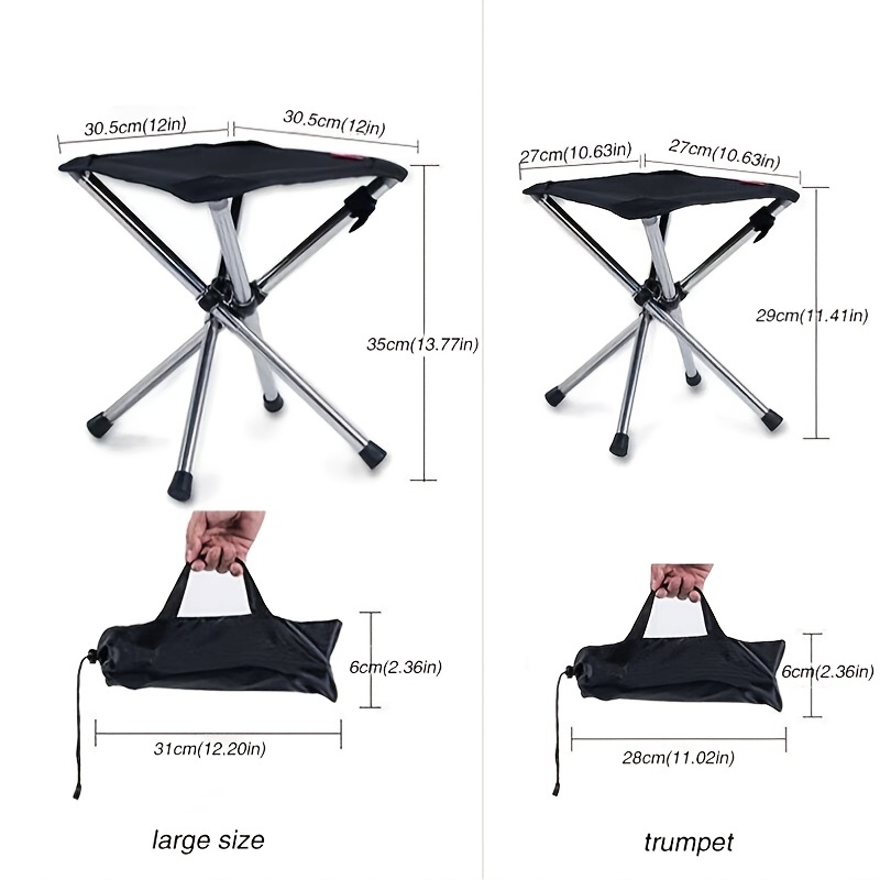 Outdoor Ultralight Folding Chair Triangle Small Stool Camping