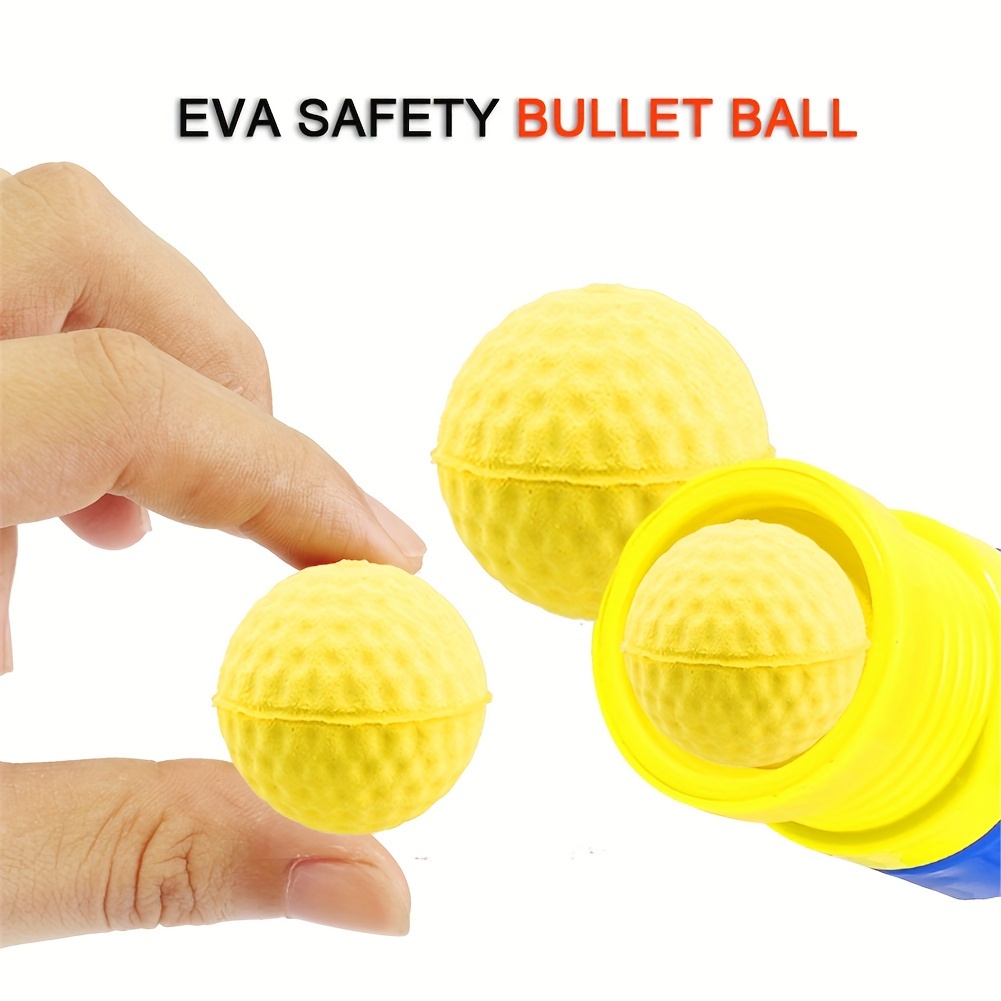 Yellow Bulk Foam Bullet Ball 100-Round Refill Pack, Compatible