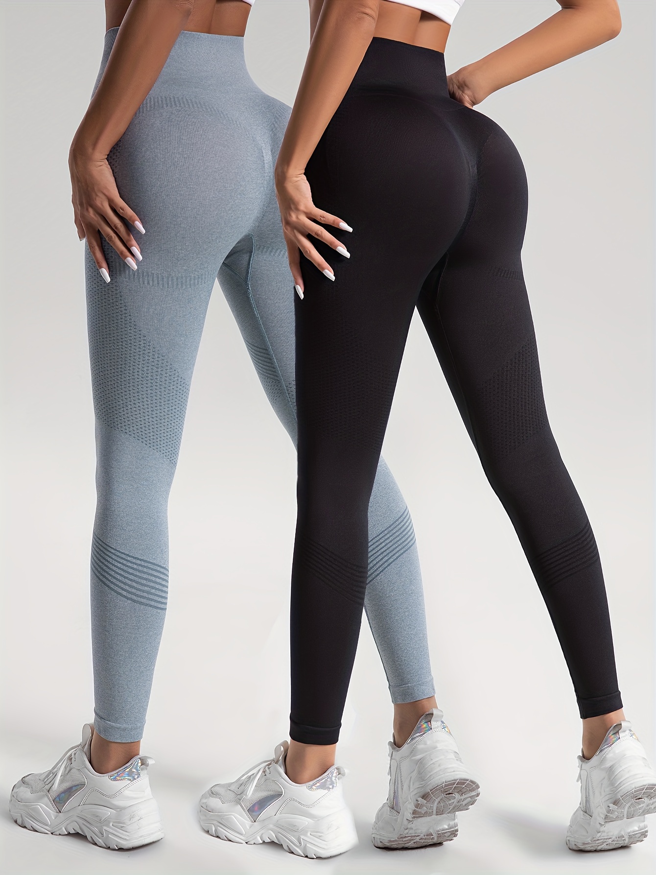 ZZAL hochtaillierte Leggings Frauen Yoga Strumpfhose Wärmeableitung und  Schnell Trocknende Kompression Athletic Legging Pants(Size:m,Color:hellgrau)  : : Fashion
