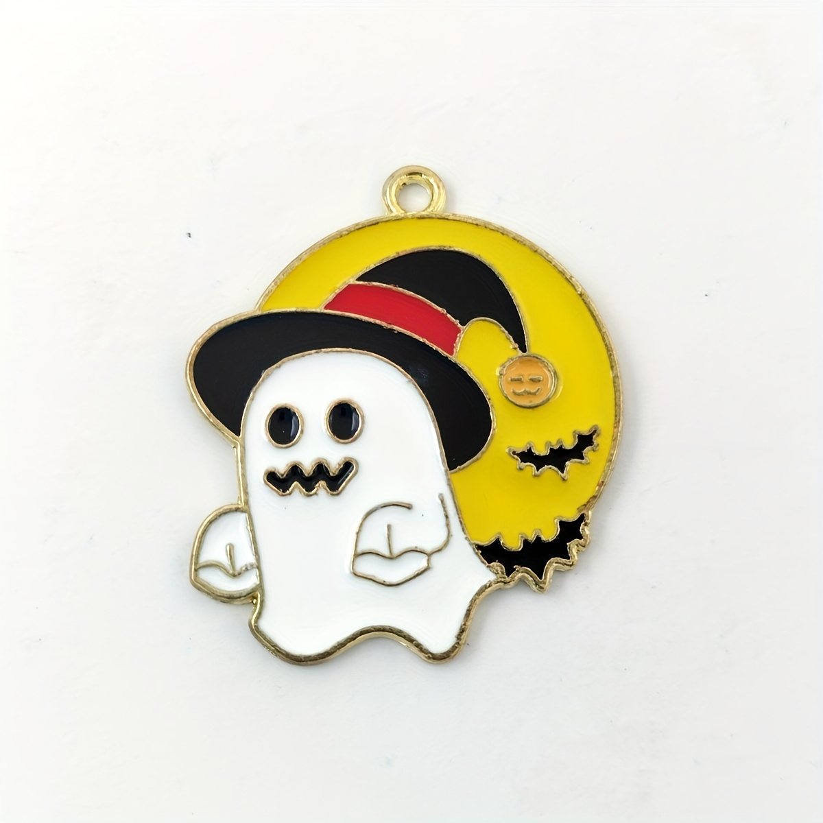 10pcs Colorful Halloween Cute Cartoon Ghost Spider Haunted House 