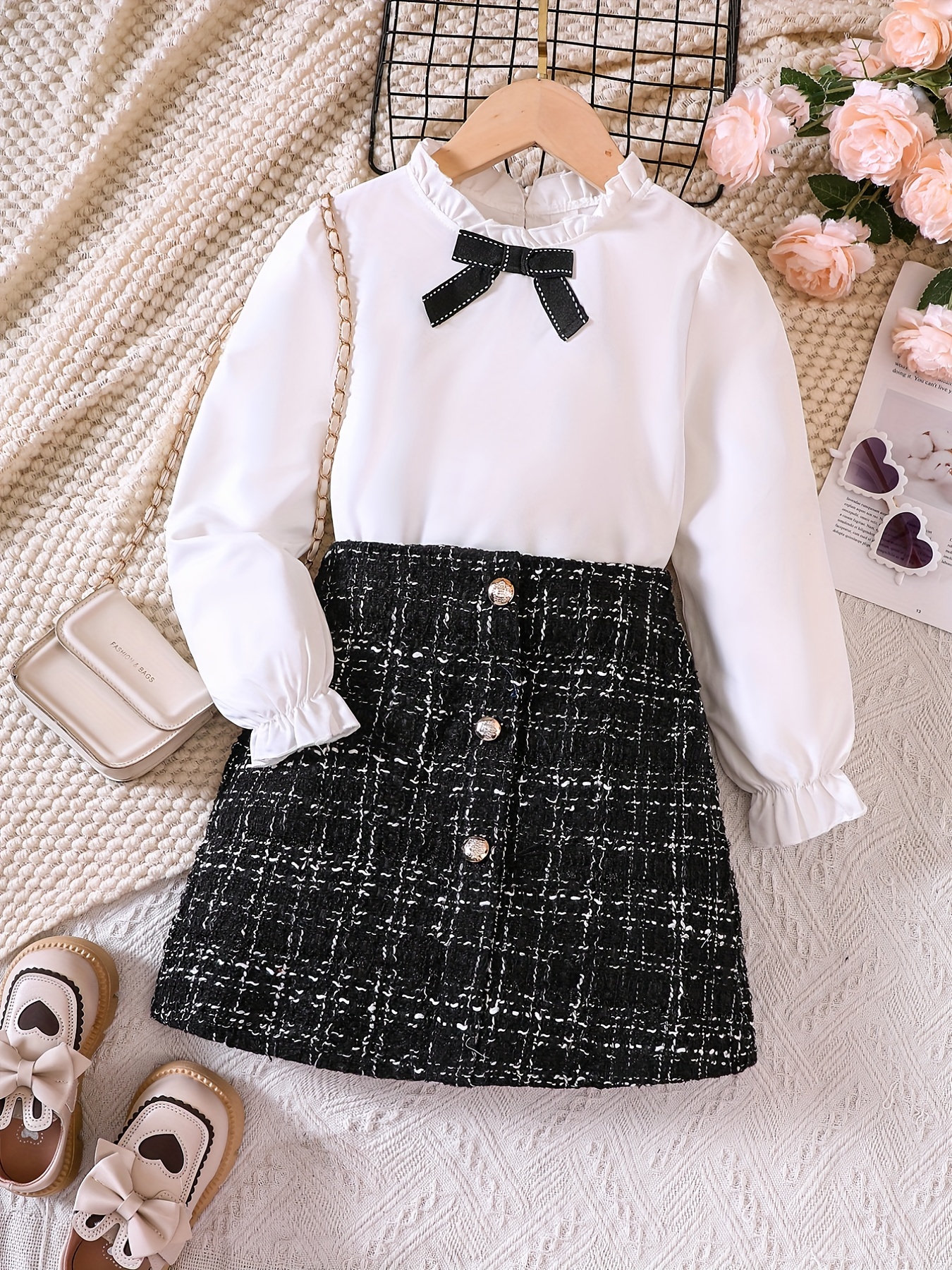 Baby Girl Fall Clothes Baby Fall Outfit Black Tops -  Israel