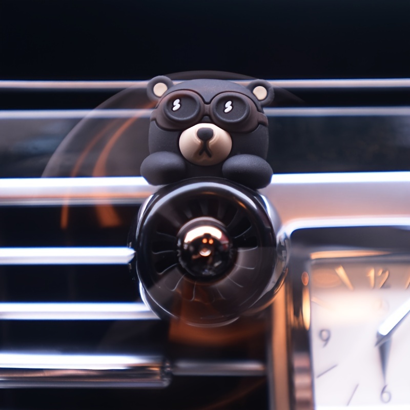 Pilot Blackcute Bear Pilot Car Air Freshener - Cartoon Aromatherapy For  Japanese Cars