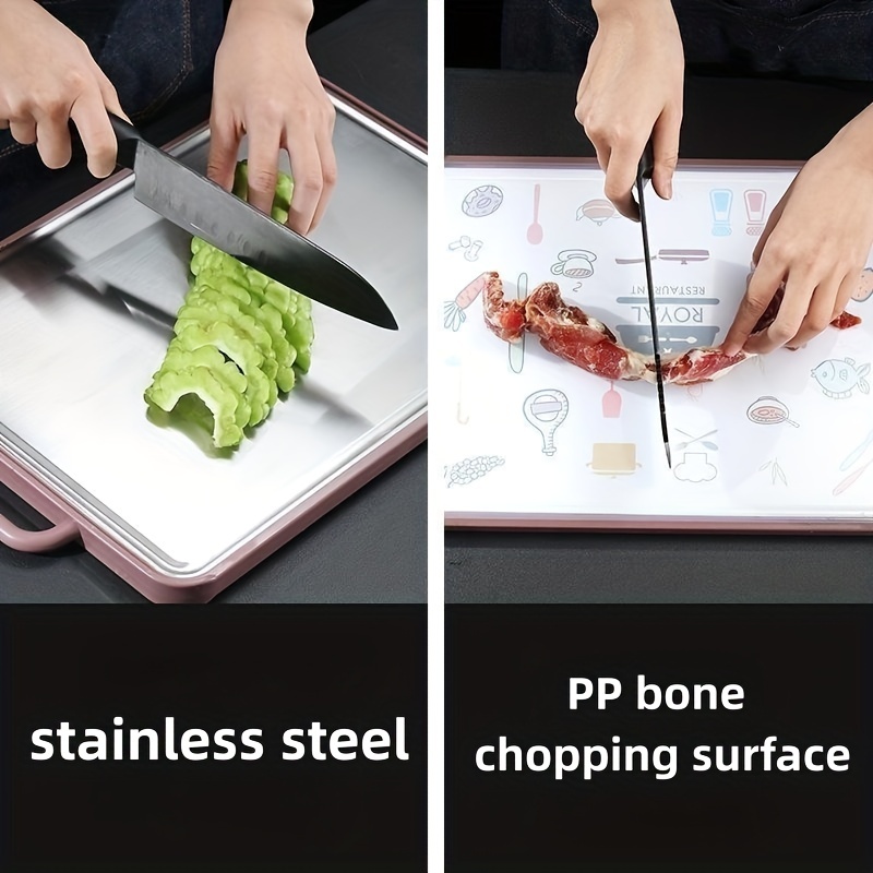 Chopping Board Metal Cutting Board Stainless Steel Cutting - Temu