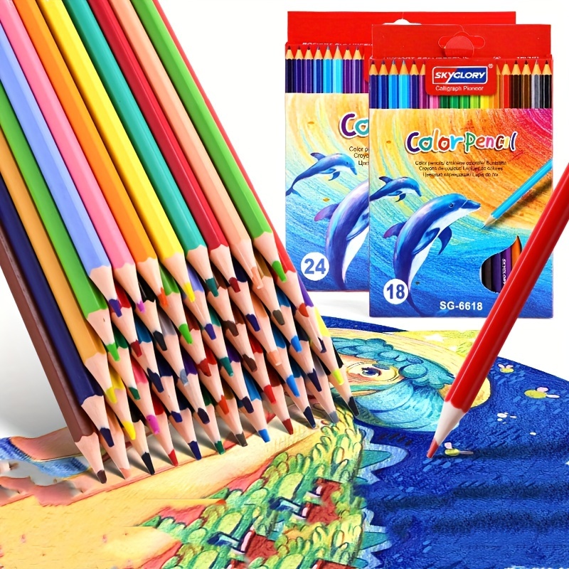 Paintbrush Set Drawing Stationery Watercolor Pencils Crayons - Temu