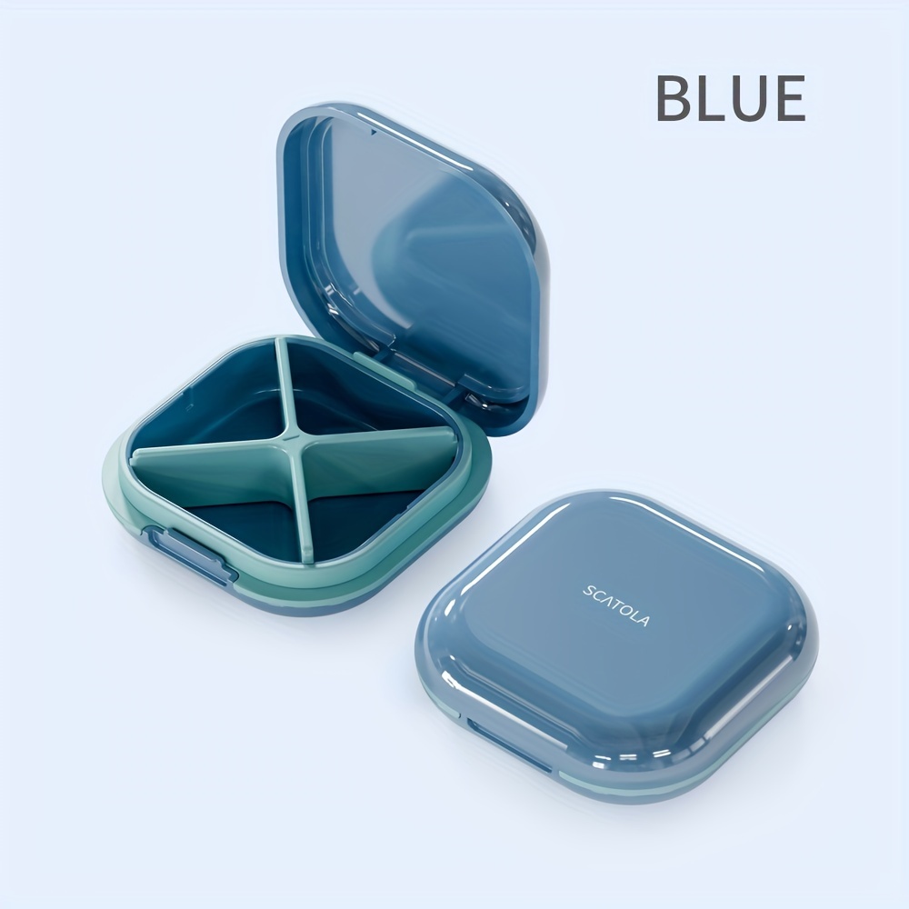 -compartment Pill Box Storage Case