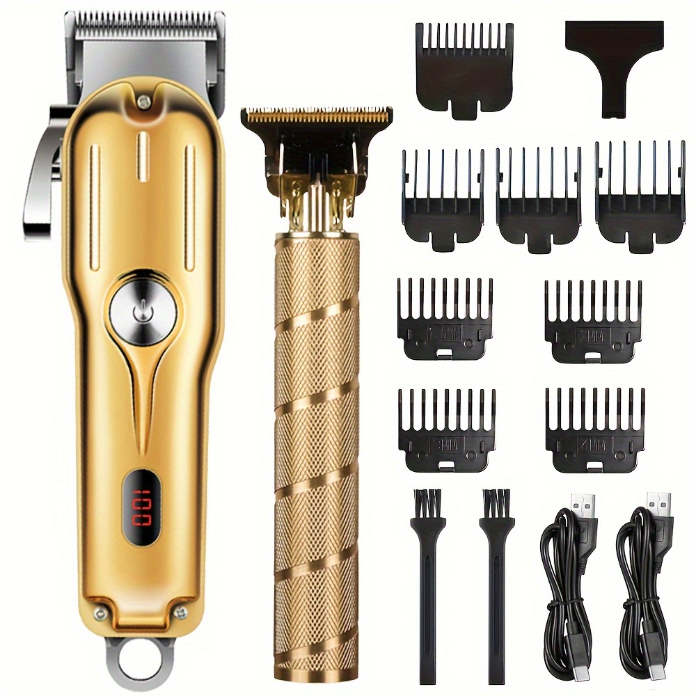 Hair Clippers Kit Cordless Hair Trimmer Professional Barber - Temu