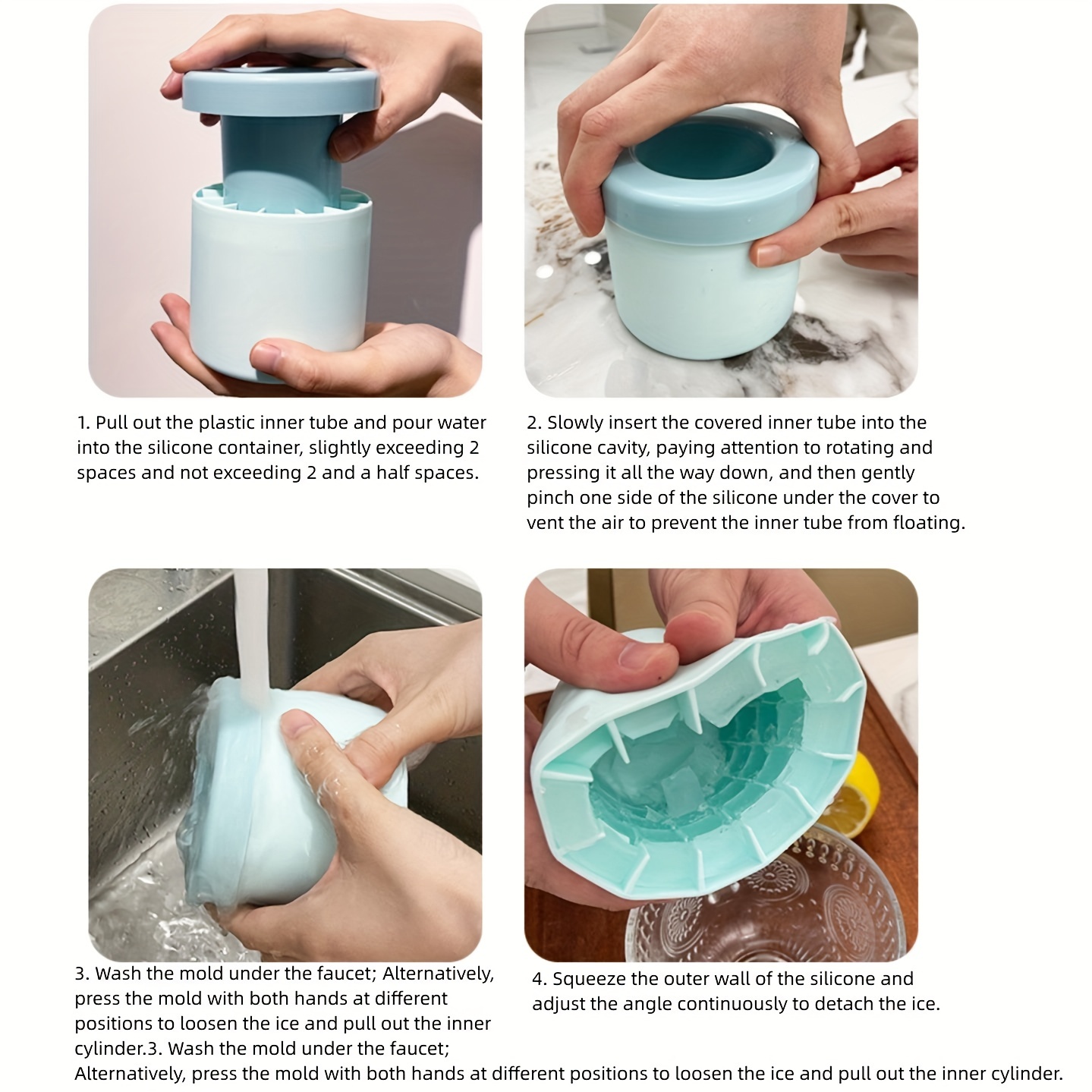 Squeeze-Tube Freezie Molds : Ice Pop Maker