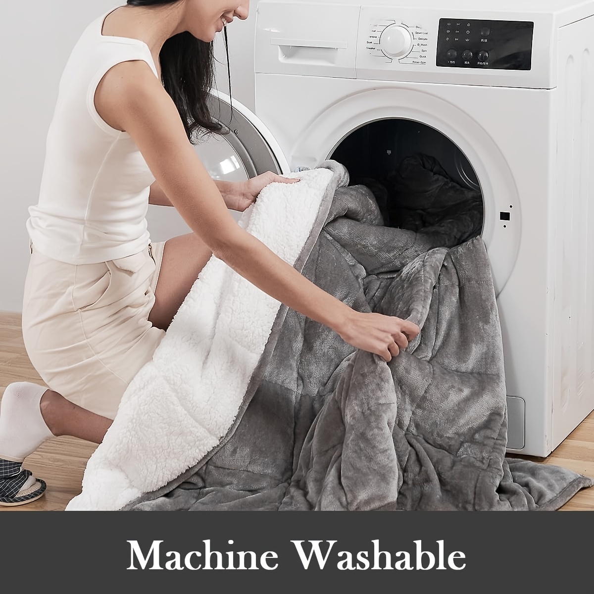 Laundry Weighted Blankets Washing Instructions Weighted Blanket