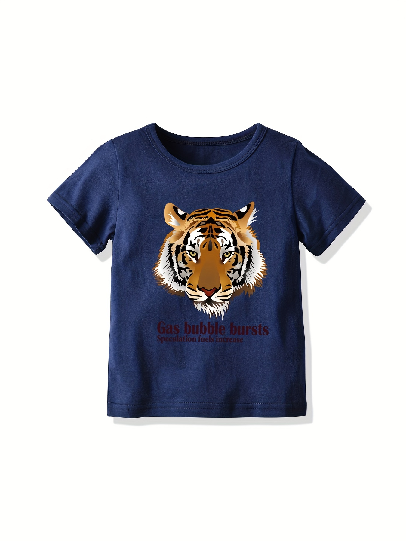 Men's Tiger Head Print Fashion Cotton Breathable Comfortable - Temu