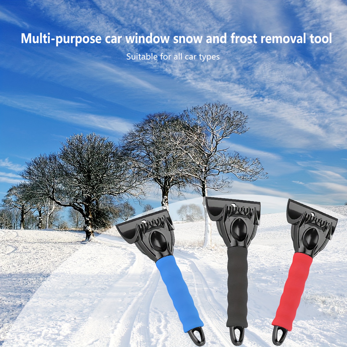 Multi-Purpose Car Windscreen Ice Snow Scrapper