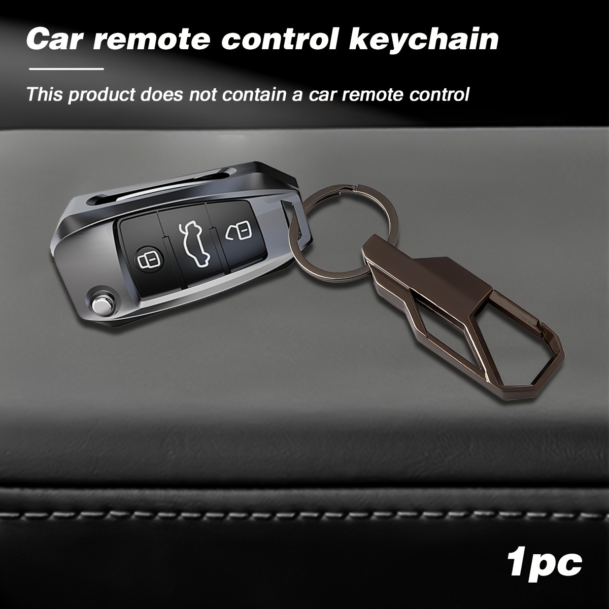 Car Double-headed Creative Metal Waist Keychain Key Chain Buckle Key Ring  For Men And Women Gift