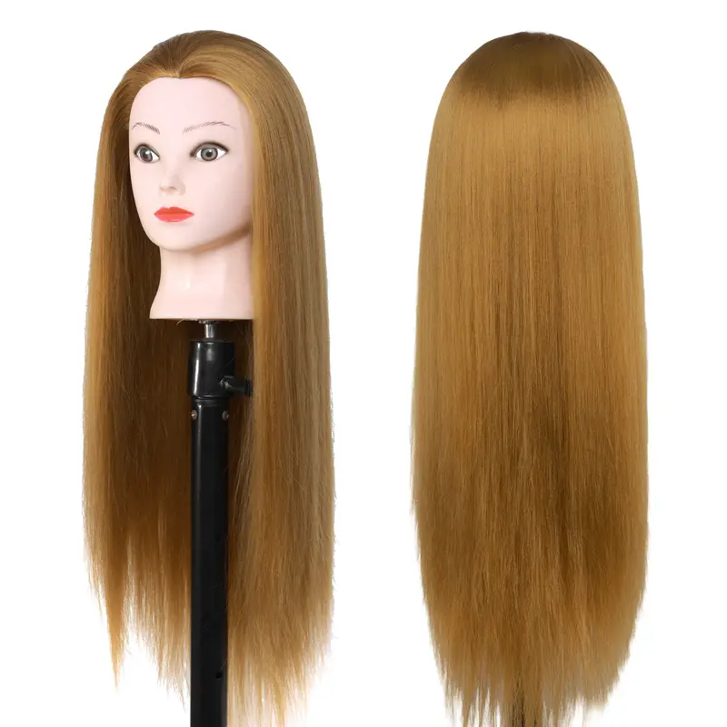 Mannequin Head With Yaki Hair Practice Beauty Hair Salon Barber