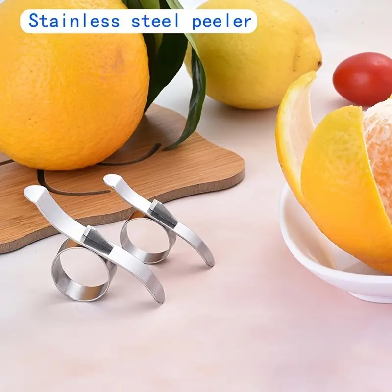 4pcs Peelers Citrus Peeler Stainless Steel Affordable - Temu