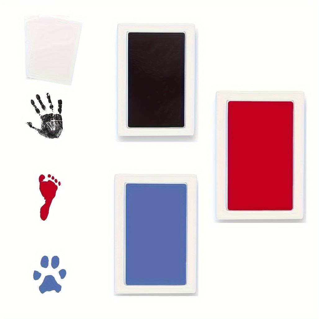 Pet Pawprint Kit For Dog Cat Dog Paw Print Pad Kit Clean - Temu