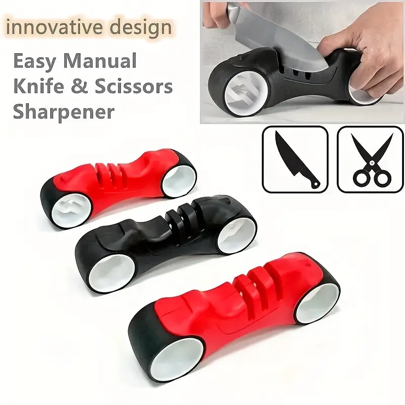 1pc kitchen knife accessories to repair grind polish blade manual sharpening tool kitchen knife sharpener details 3
