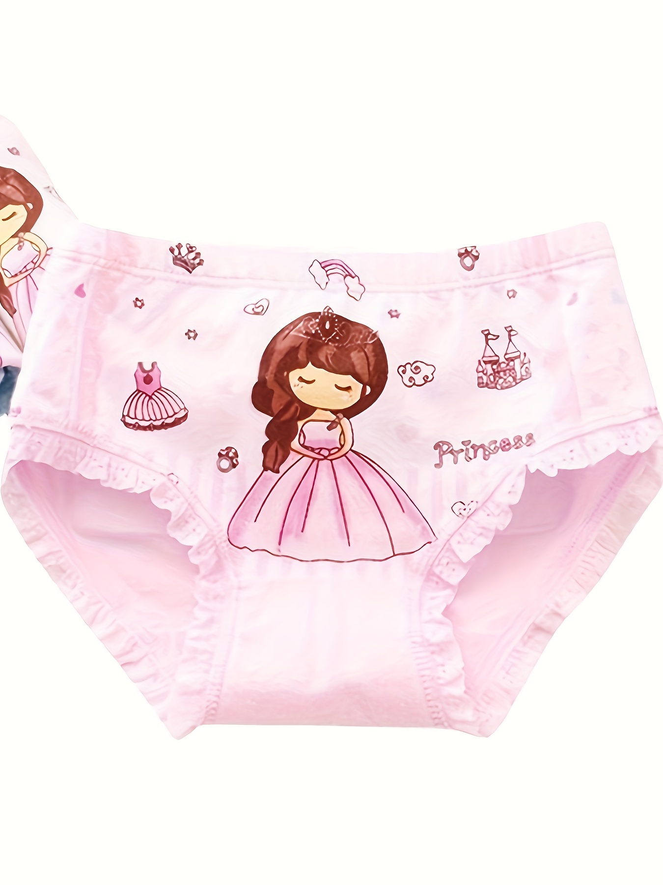 1 pc 3-10 years Toddler Baby girls underwear Cute Short Panties Children  Girls Cartoon Princess Briefs Underwear Kids Clothing 750