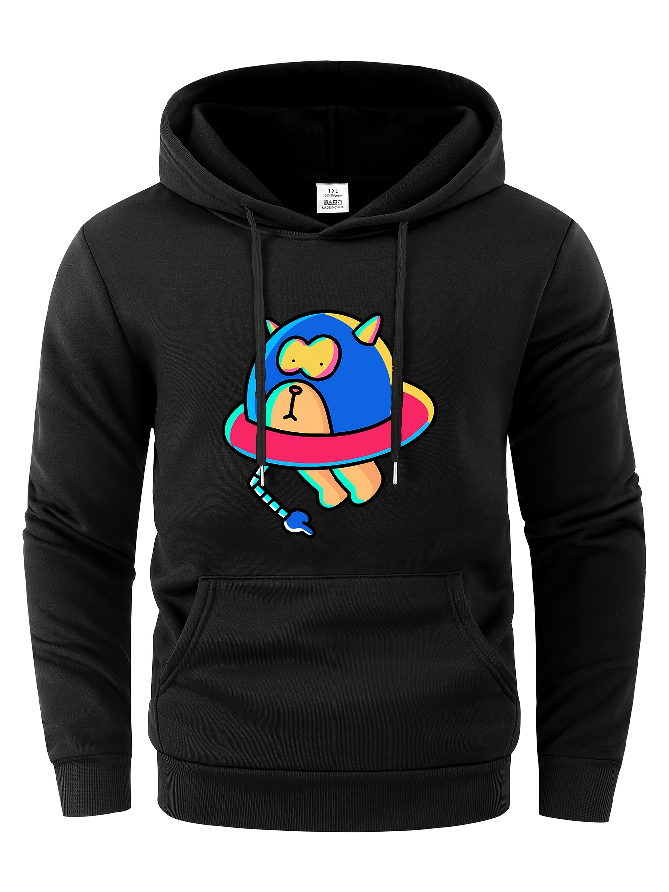 Hoodies Hombres Sudadera Capucha Estampado Oso Dibujos - Temu Chile