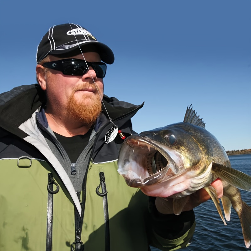  Fishing Spinnerbaits Buzzbait Lure Kit Multicolor Bass Trout  Salmon Metal Pinwheel Spinner Baits Swim Jigs Freshwater Saltwater Fishing  5PCS : Sports & Outdoors