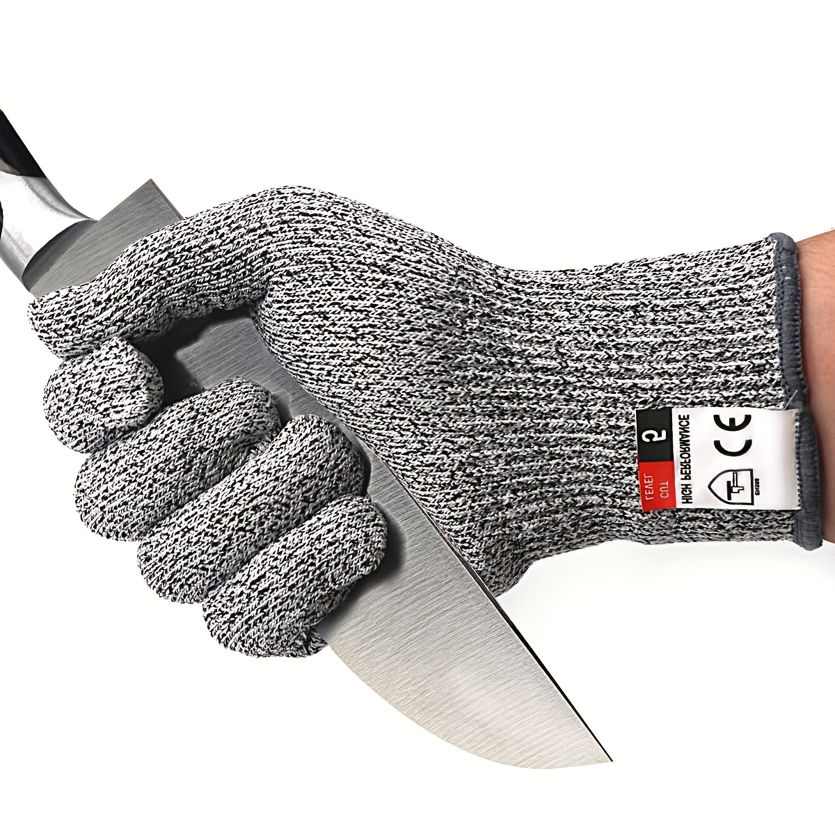 Cut Resistant Gloves Level 5 Protection Knitted Work Gloves - Temu