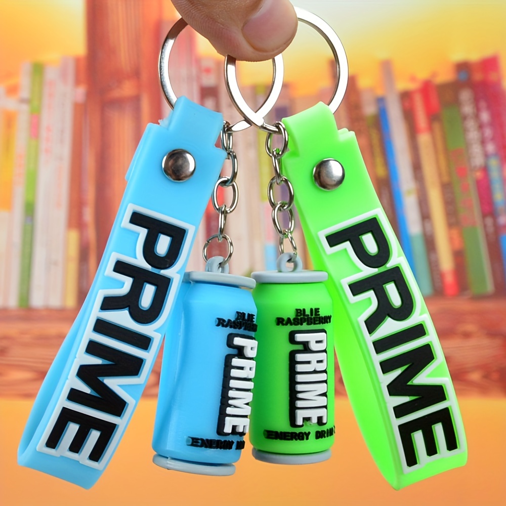 prime Drink Beverage Bottle Key Chain Pvc Soft Rubber - Temu