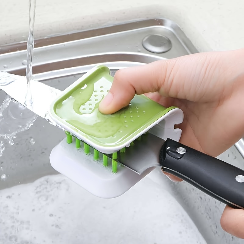 BladeBrush Knife & Cutlery Cleaning Brush - Green
