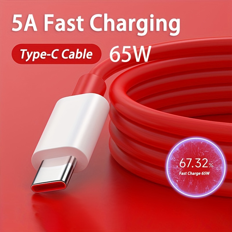 

5a Fast Charging Usb C Cable For Oneplus 9 9r N10 Ce 2 5g Warp Charge 10 Pro 9rt 8 7pro 7t 7 T 6t Supervooc Type C Cable