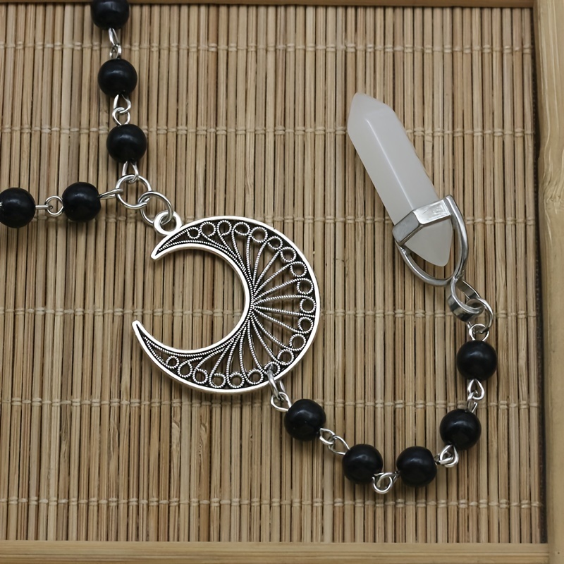 Long on sale moon necklace