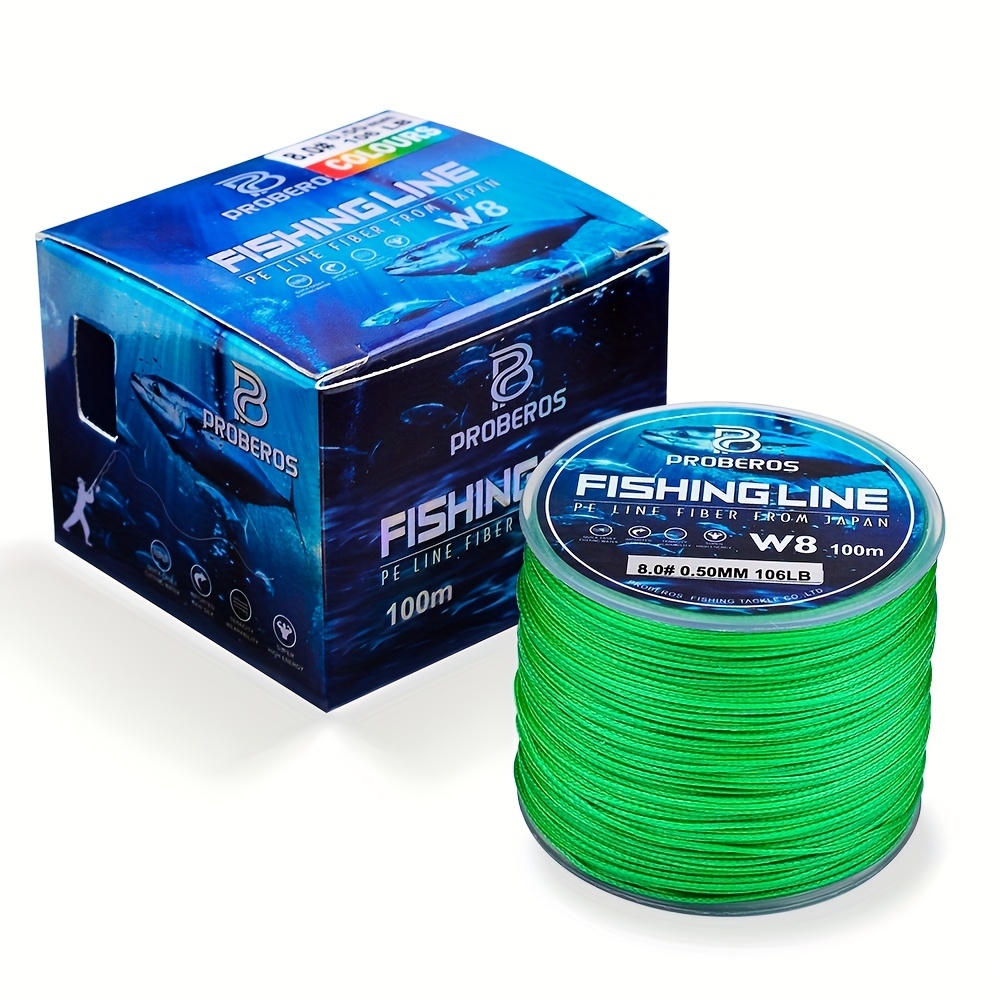 Durable 8 Strand Braided Fishing Line 109yds Unfade Wire - Temu Canada