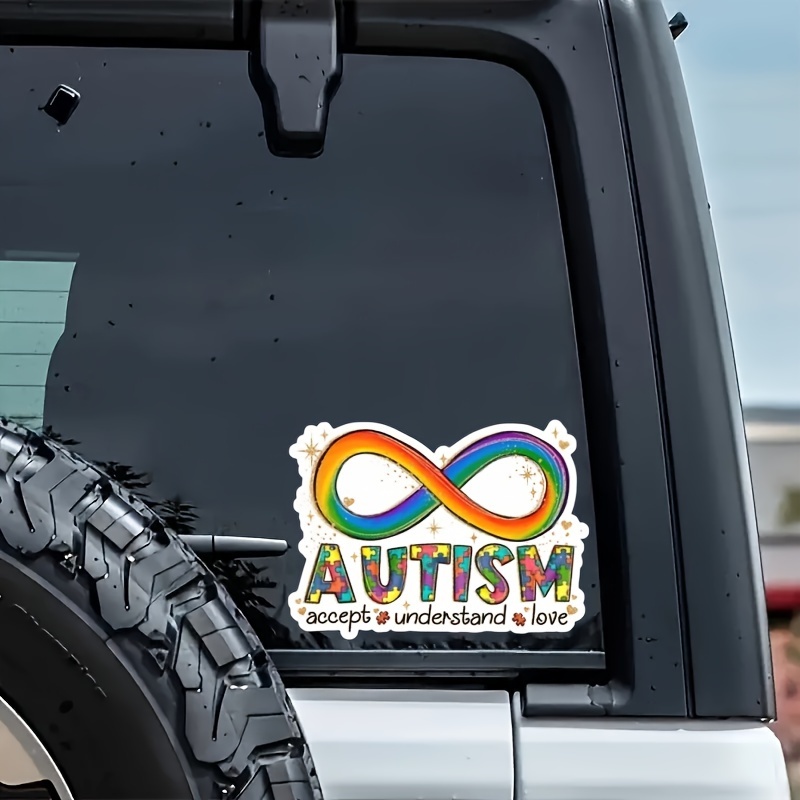 10 DOLLAR DONATION Autism Awareness Sticker for Car Window 