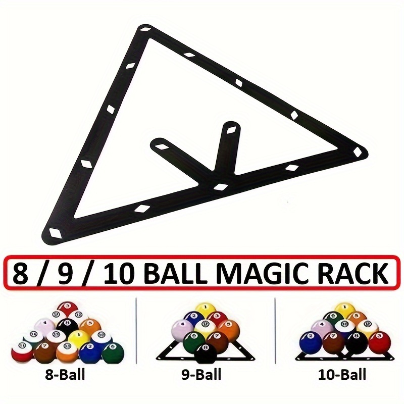 Billiard Swing Ball Film Triangle Billiard Magic Rack - Temu