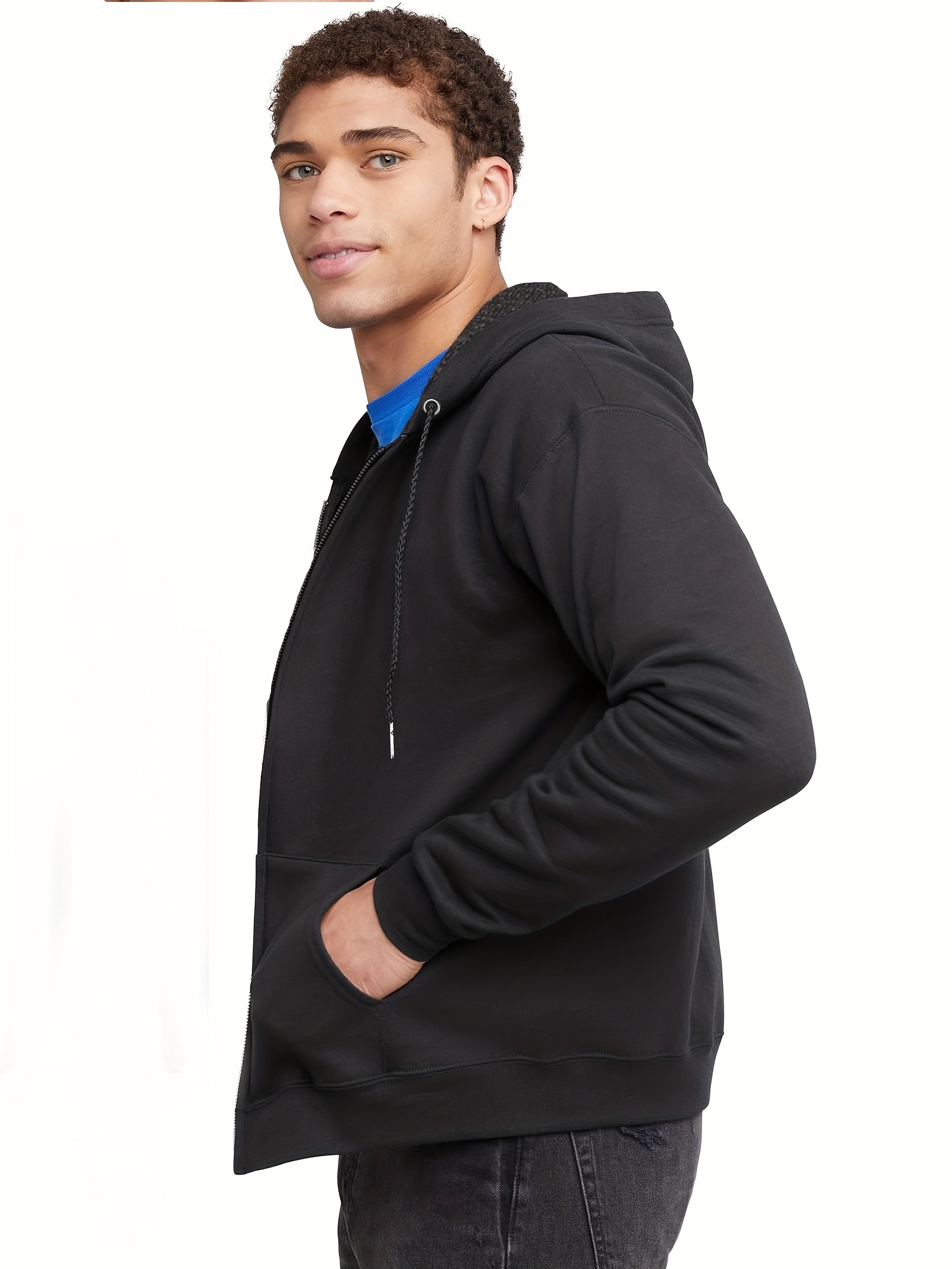 Con Capucha Sudaderas Talla 14 Sudadera Capucha Color Hombre Talla