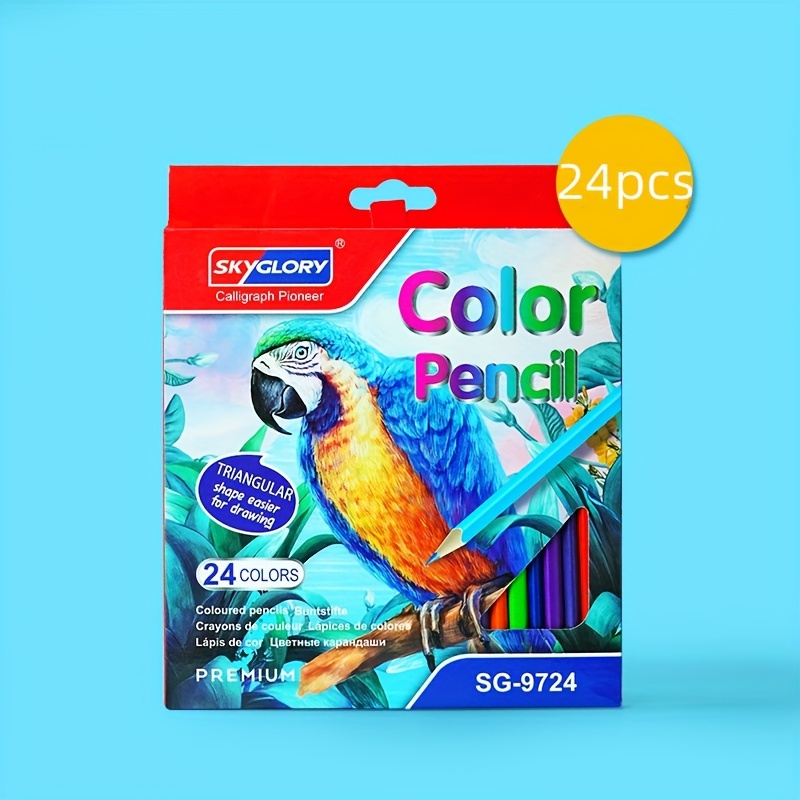 LBW Colored Pencils Oil Pencils Coloring Pencils Drawing Pencils Soft Cores Colored Pencils for Adult Coloring Books Kids Artists Beginners (180)