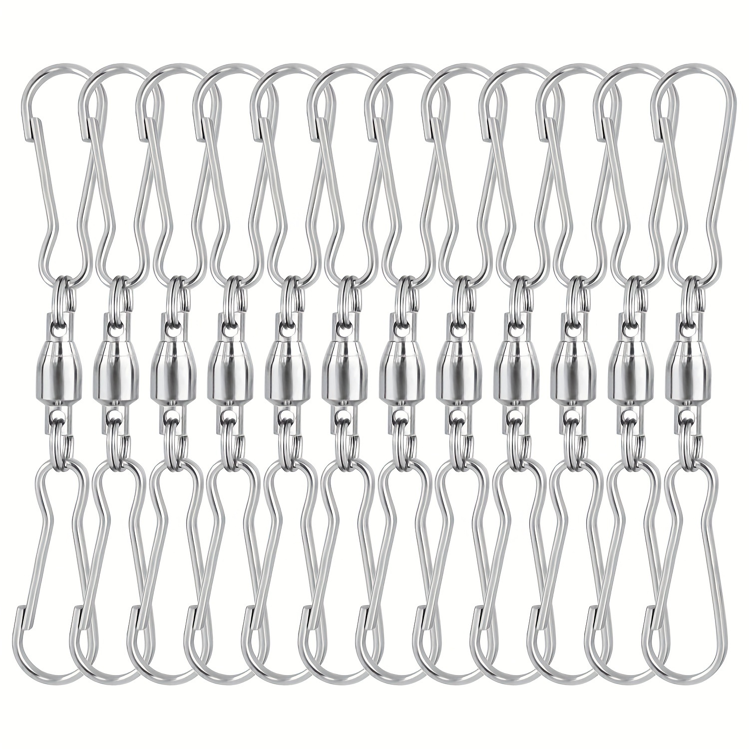 Swivel Hooks Clips 360 Degree Rotating Stainless Steel Hook