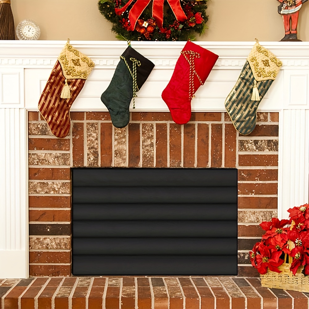 Magnetic Fireplace Blanket Fireplace Blocker Blanket Stops - Temu