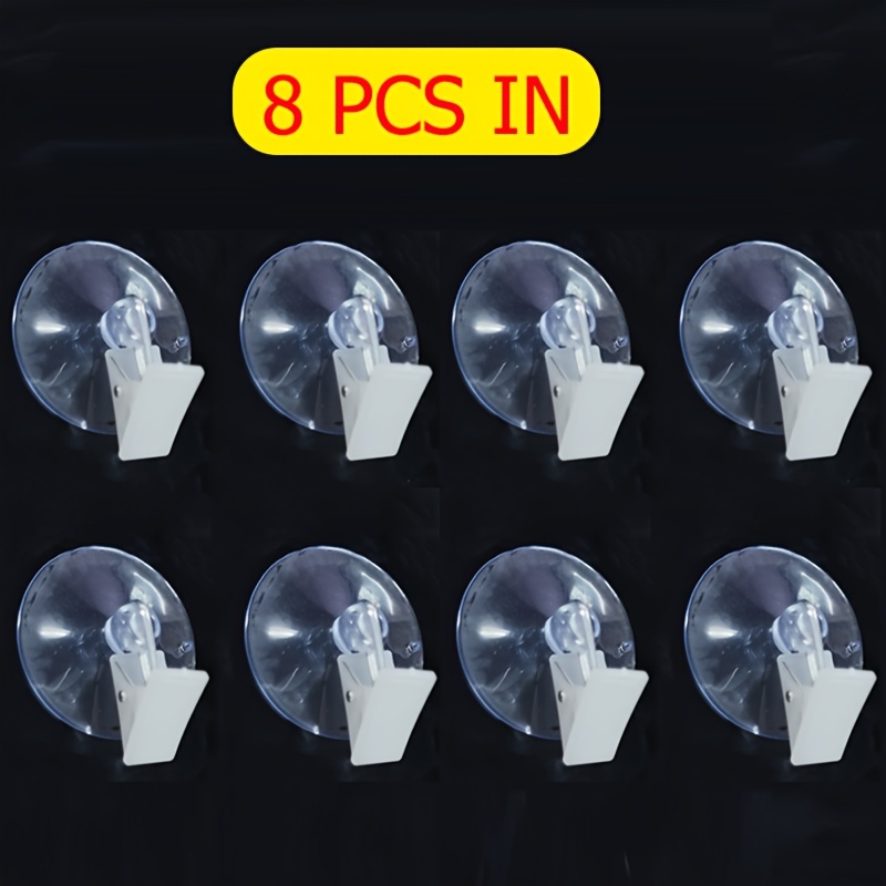 4/8pcs Ticket Suction Cup Clips, Car Shade Curtain Name , Parking Card, Towel Glasses Suction Clip