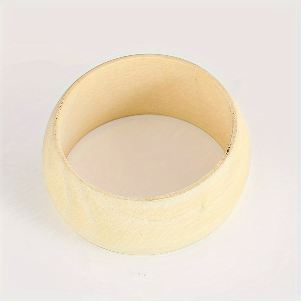 Blank Wood Display Stand Holder Bangle Bracelet Circle Ring - Temu
