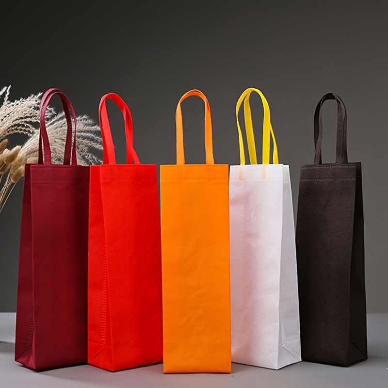 Shappy 10 bolsas de vino de lino de San Valentín, bolsas de envoltura de  regalo, bolsas de vino de tela de San Valentín con cordón, bolsas de vino