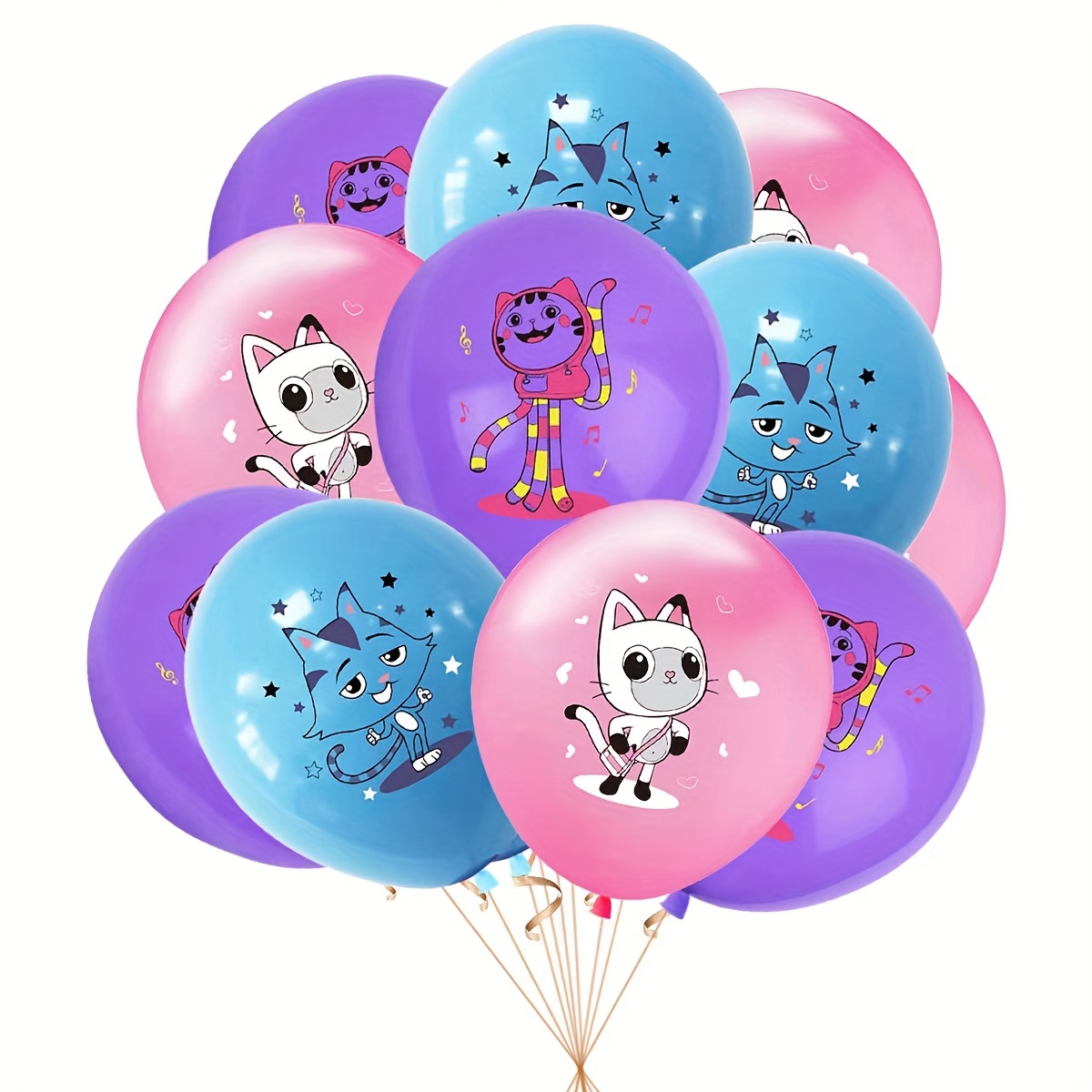 Gabby Dollhouse Birthday Party Theme Decorations Balloon Set 2