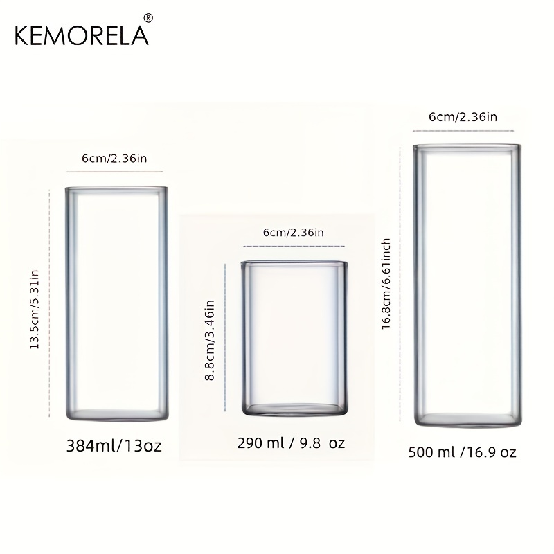 Square Drinking Glasses, Lead-free Glass, Glass Drink Tumblers