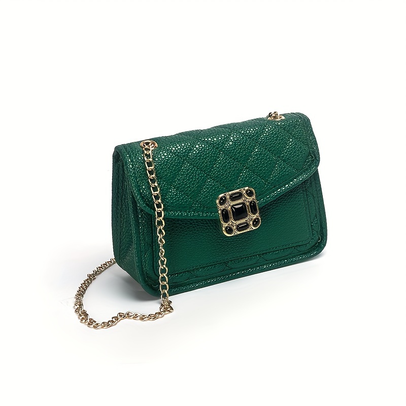 LUNA DARK GREEN CROC