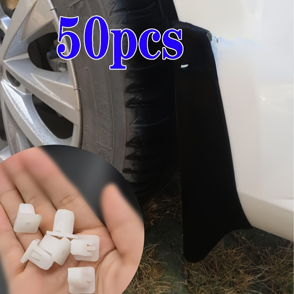 Lot De 50 Clips De Fixation Voiture - Rivets Plastique Universels Pour Panneaux Portes Et Garnitures Auto - Compatible BMW