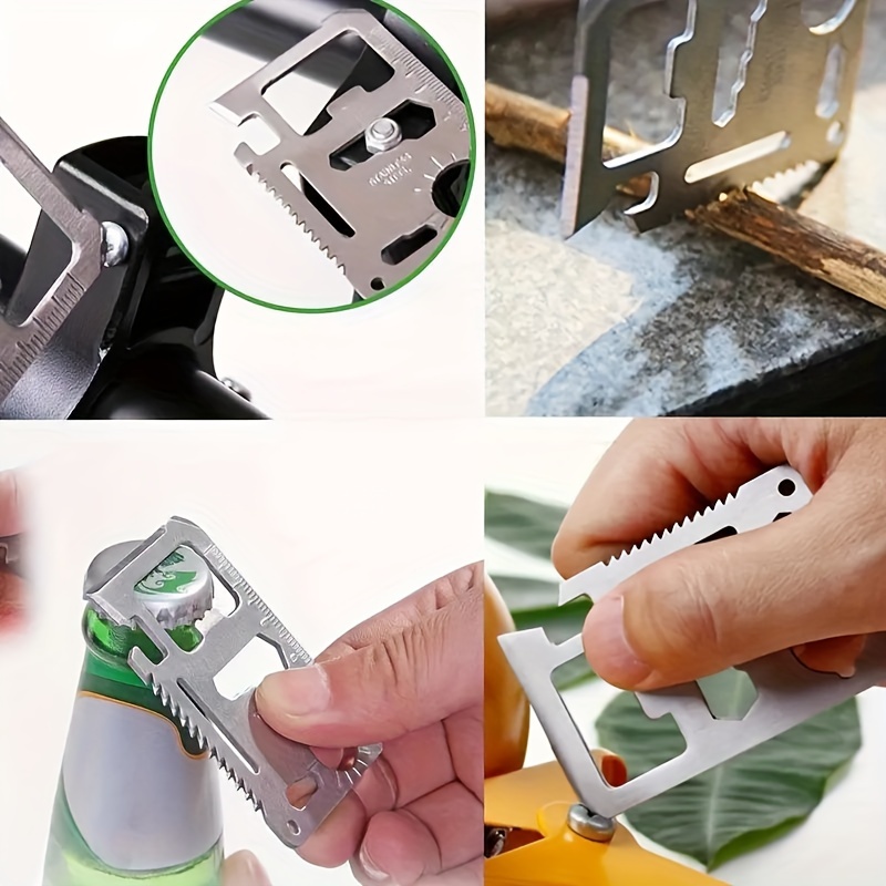 Creative Stainless Steel Multifunctional Tool Card Metal - Temu